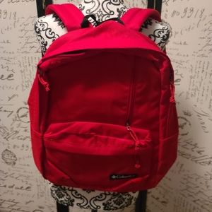 Columbia red backpack nwt unisex